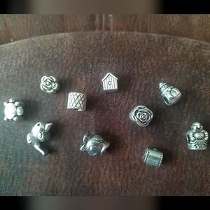 TIBETAN SILVER SLIDER CHARMS❤️